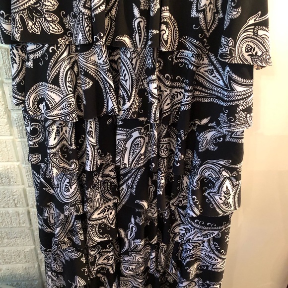 White House Black Market Layered Sleeveless Tunic Size Large - Picture 4 of 5